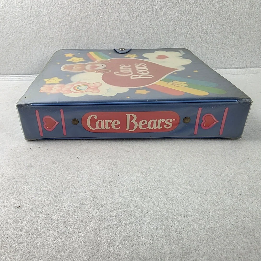 Vintage 1984 Kenner Care Bears Collector Carrying Case Storage Box Figures